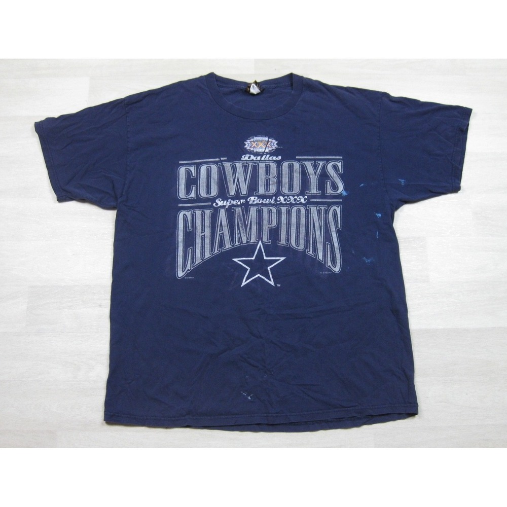 Vintage 90s Nutmeg Dallas Cowboys T Shirt Men's (2XL) NFL Football Distressed